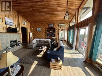 16 Johnsons Road, Gull Island, NL - Indoor With Fireplace