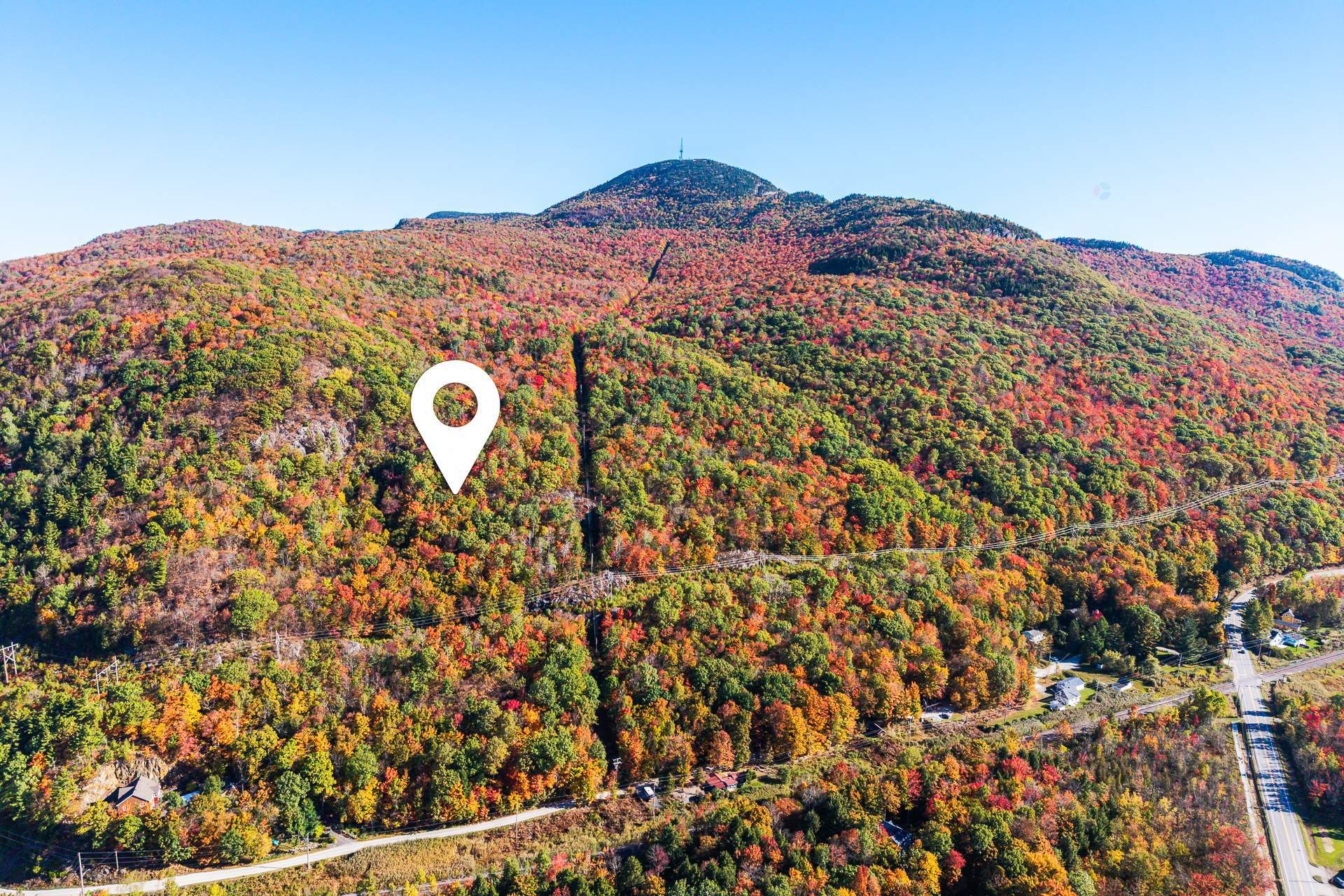 Photo aérienne - Ch. Des Diligences, Austin, QC