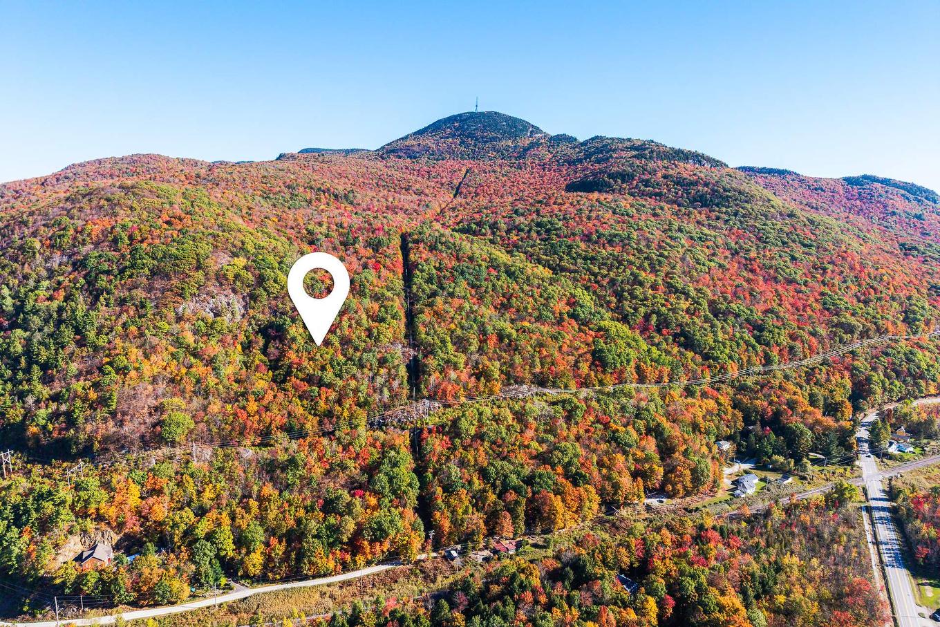 Aerial photo - Ch. Des Diligences, Austin, QC