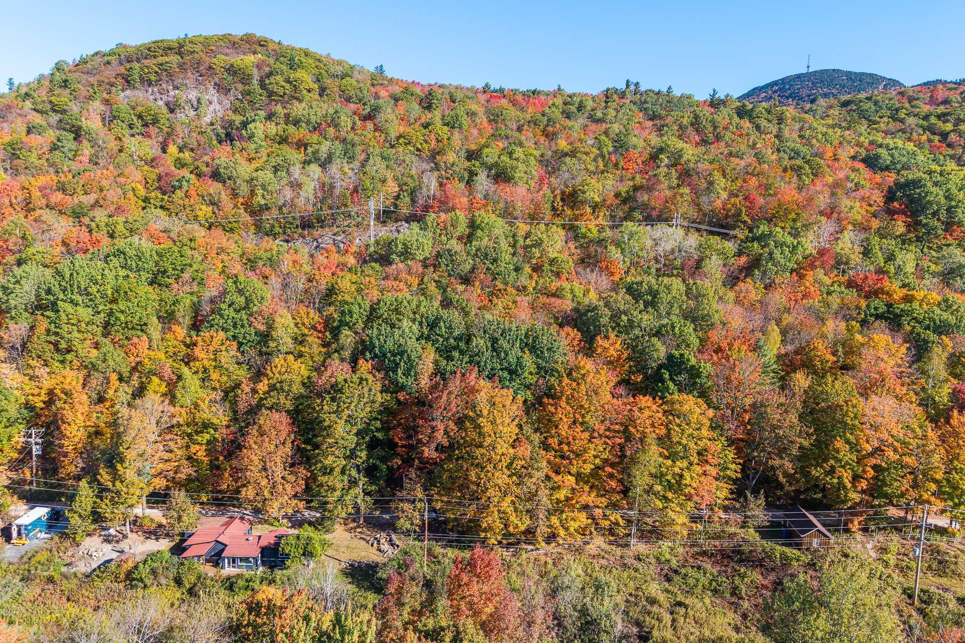 Photo aérienne - Ch. Des Diligences, Austin, QC