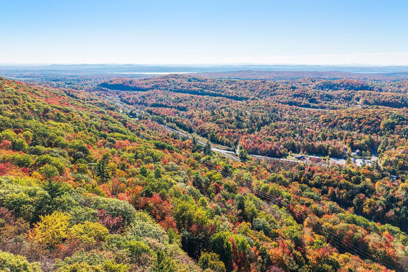 Aerial photo - Ch. Des Diligences, Austin, QC
