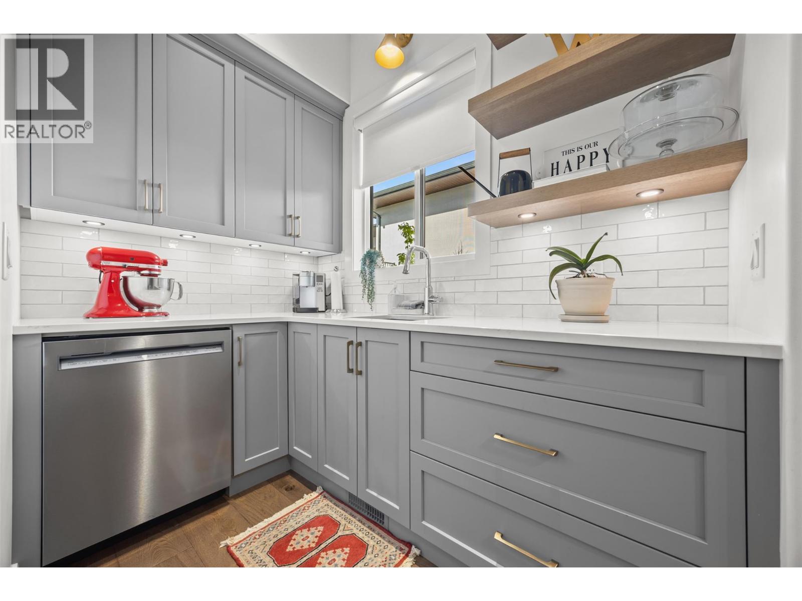 Off Kitchen Prep Area - 114 Red Sky Court, Kelowna, BC - Indoor Photo Showing Kitchen With Upgraded Kitchen