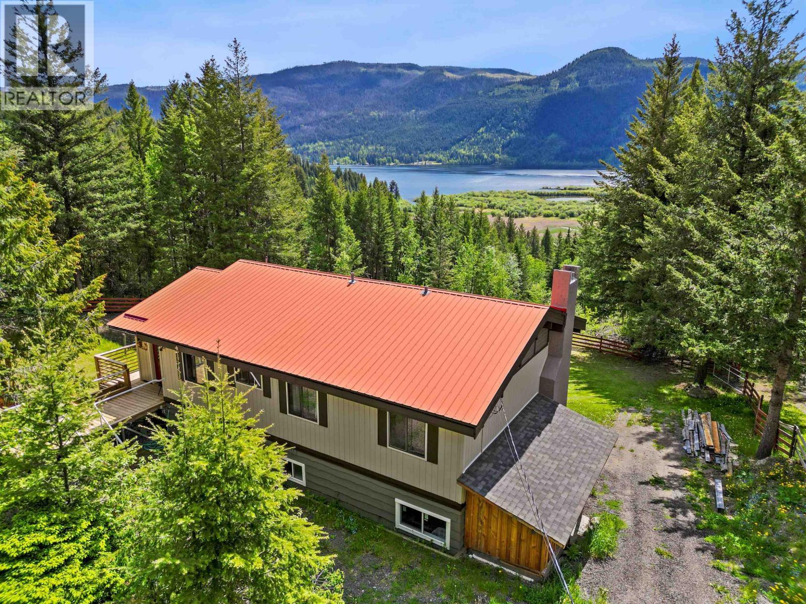 7267 Summit Road, Canim Lake, BC - Outdoor With Body Of Water With View