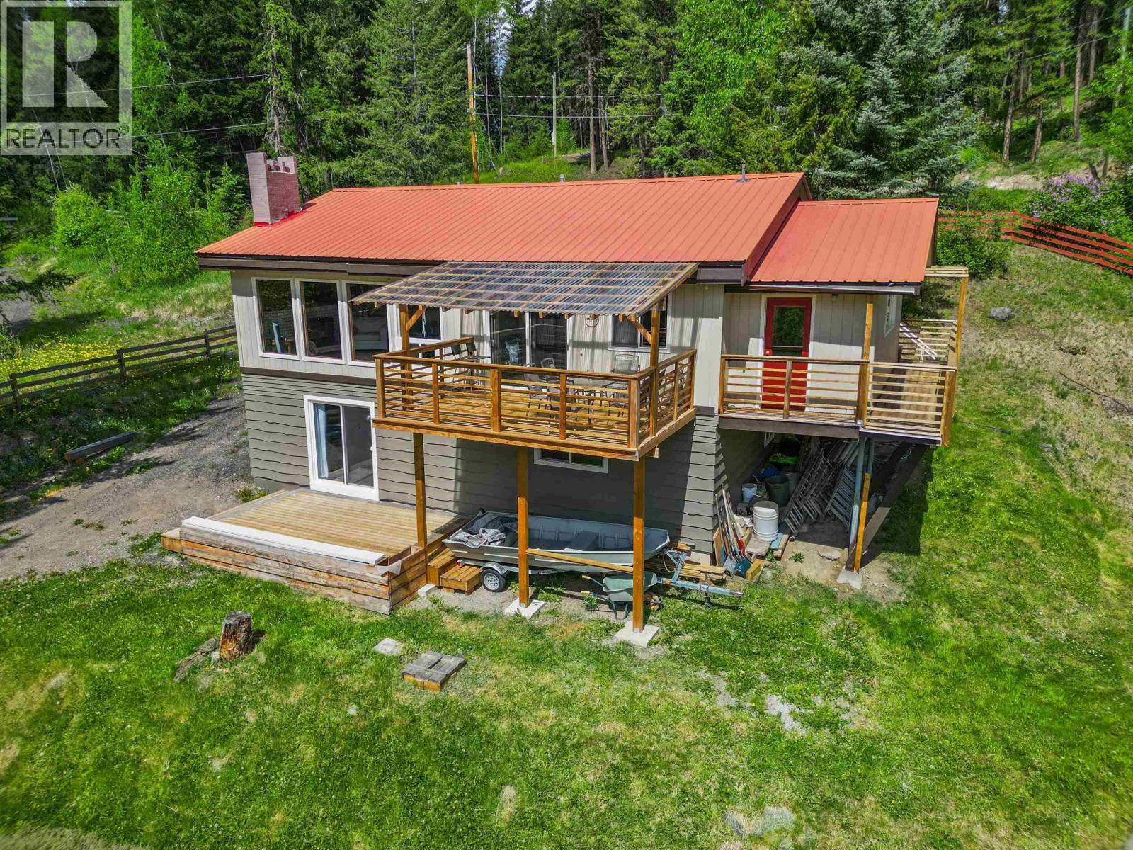 7267 Summit Road, Canim Lake, BC - Outdoor With Deck Patio Veranda