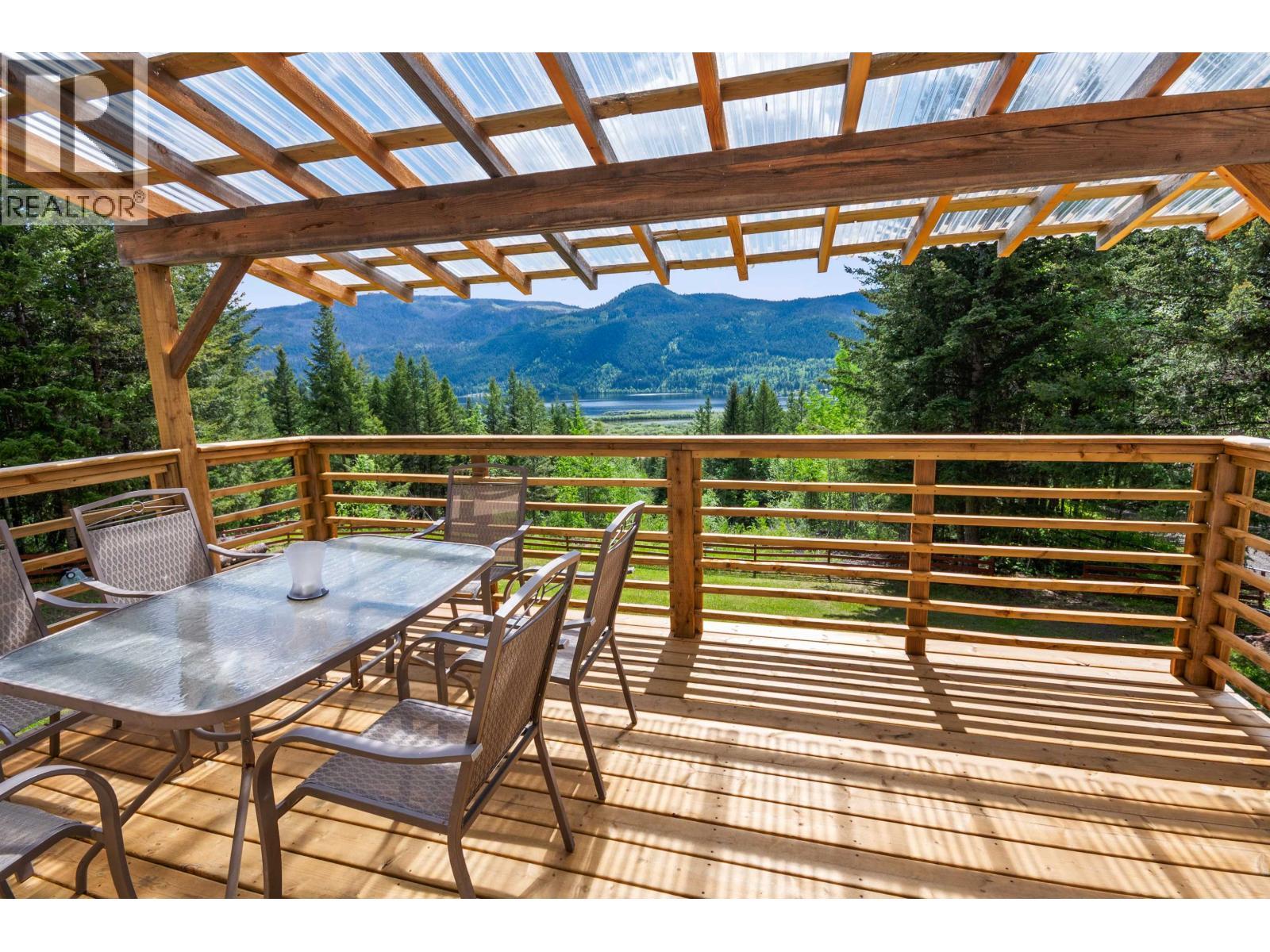 7267 Summit Road, Canim Lake, BC - Outdoor With Deck Patio Veranda
