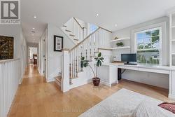 Hardwood Staircase Leading to the Third Level -