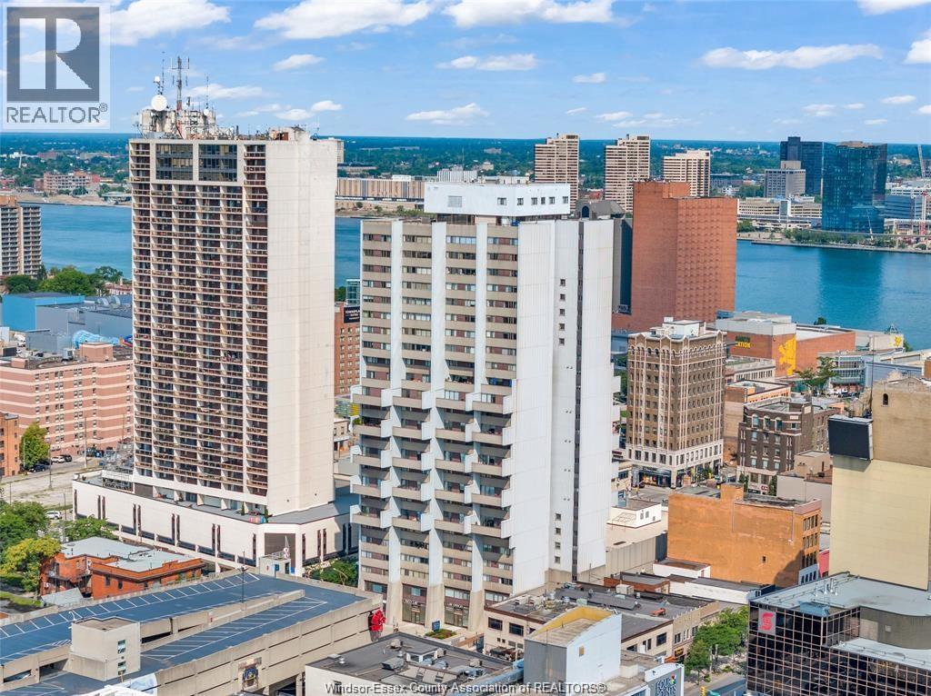 380 Pelissier Street Unit# 1201, Windsor, ON - Outdoor With Body Of Water With View