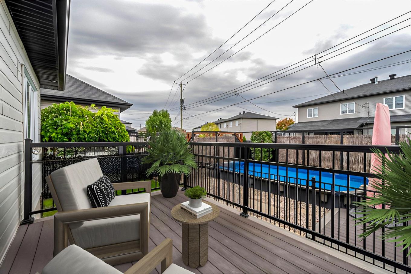 Terrasse - 1665 Rue Abraham-Massé, Chambly, QC - Outdoor With Exterior