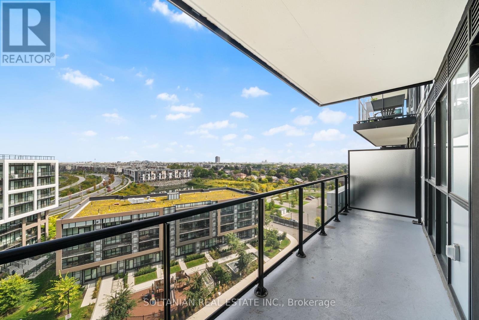 810 - 50 George Butchart Drive, Toronto, ON - Outdoor With Balcony With View With Exterior