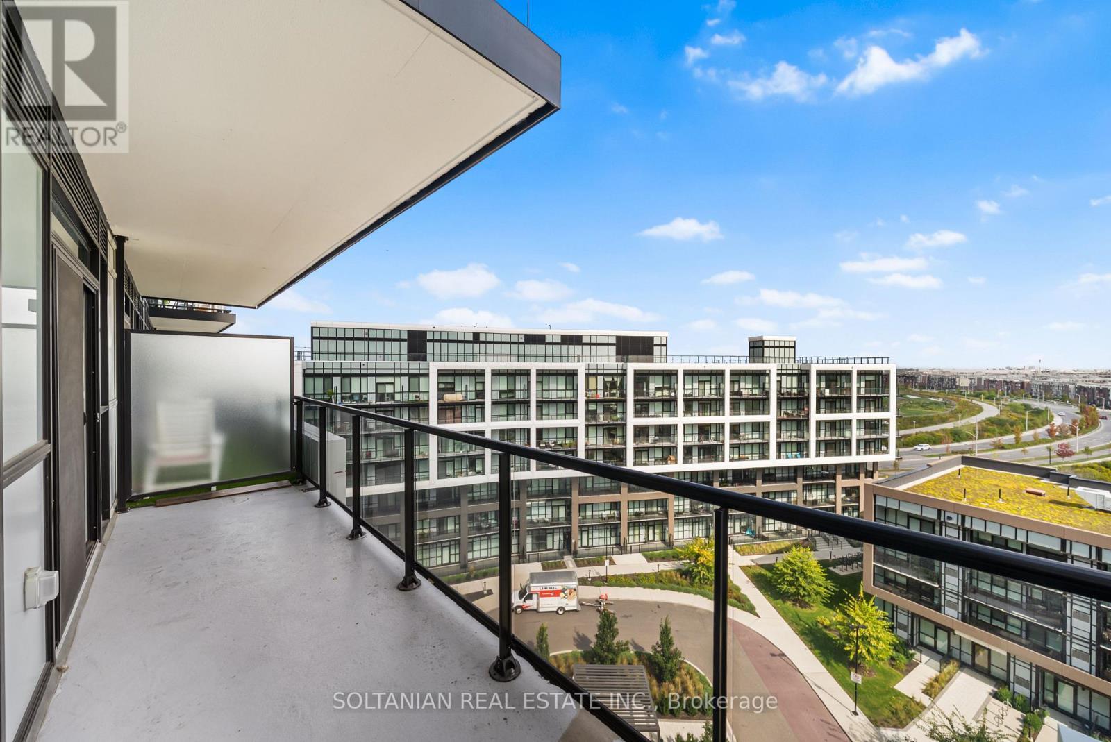 810 - 50 George Butchart Drive, Toronto, ON - Outdoor With Balcony With View With Exterior