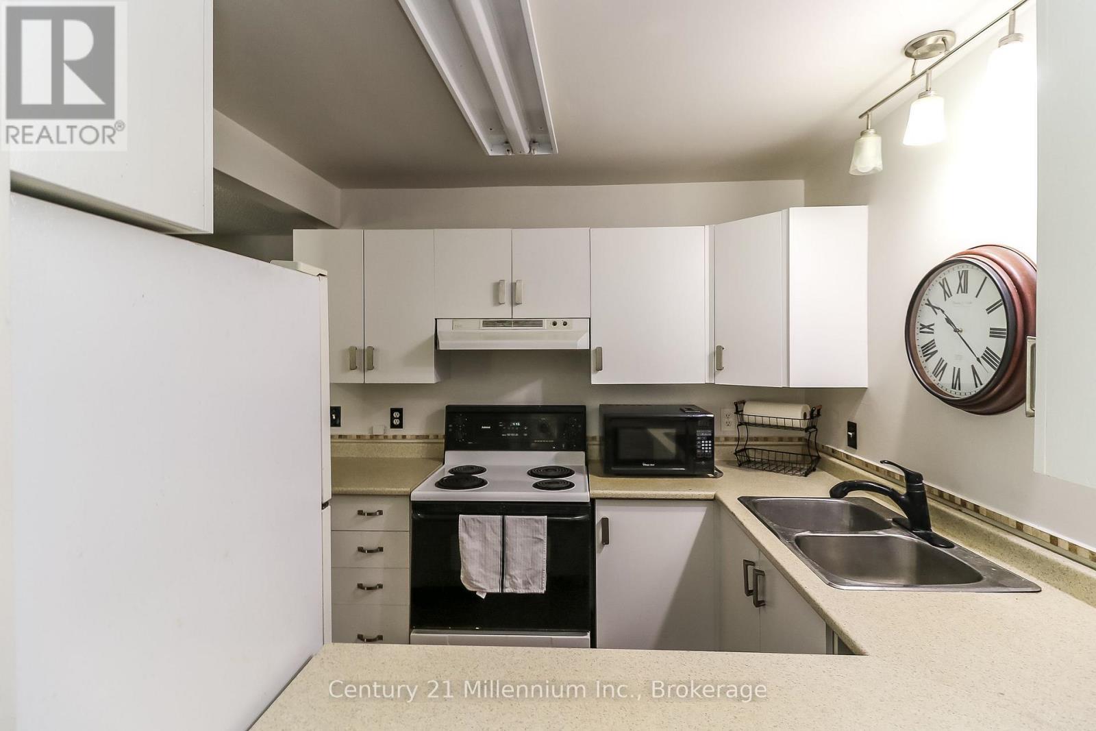 4 - 4 Trafalgar Road, Collingwood, ON - Indoor Photo Showing Kitchen With Double Sink