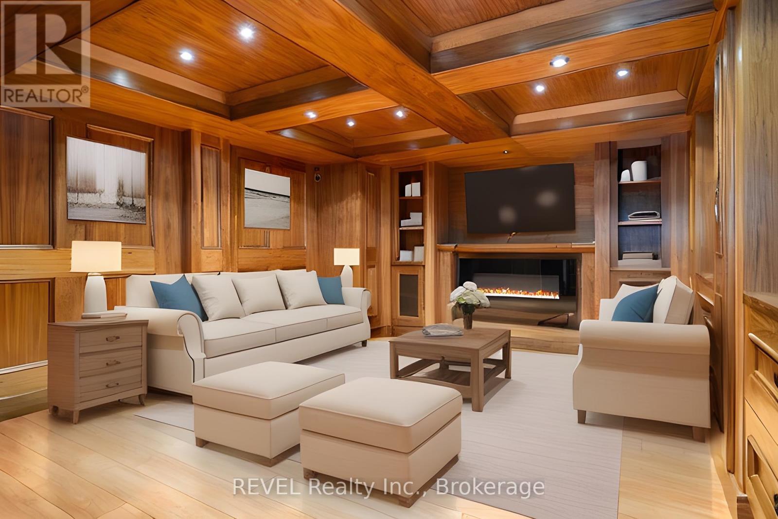 30 Maracay Way, St. Catharines (Grapeview), ON - Indoor Photo Showing Living Room With Fireplace