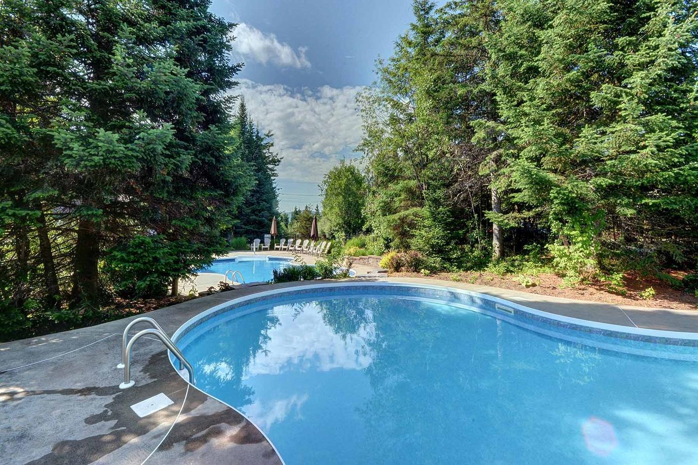 Piscine - 1824 Ch. Du Golf, Mont-Tremblant, QC - Outdoor With In Ground Pool With Backyard