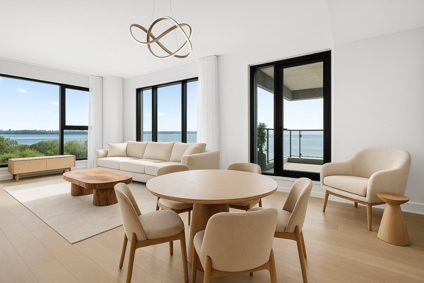 Vue d'ensemble - 1303-1000 Rue André-Prévost, Montréal (Verdun/Île-Des-Soeurs), QC - Indoor Photo Showing Dining Room