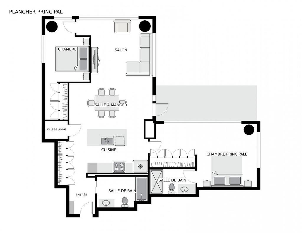 Plan (croquis) - 1303-1000 Rue André-Prévost, Montréal (Verdun/Île-Des-Soeurs), QC - Other