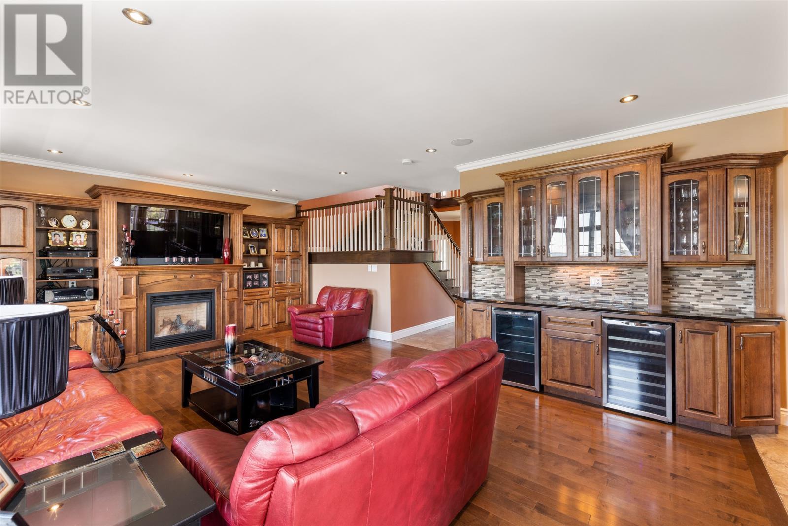 3 Everest Street, Paradise, NL - Indoor Photo Showing Living Room With Fireplace