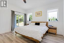 Primary bedroom patio doors to private patio -