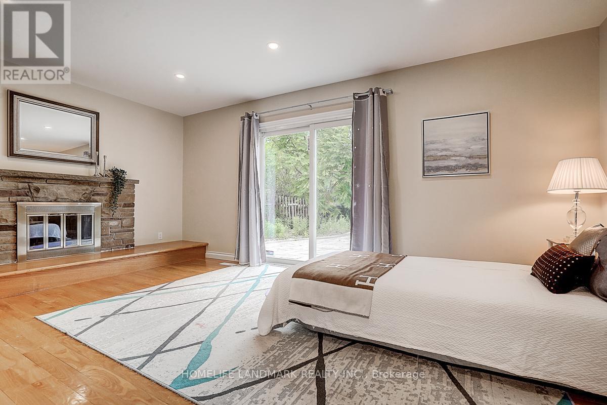 89 Whitehorn Crescent, Toronto, ON - Indoor Photo Showing Bedroom With Fireplace