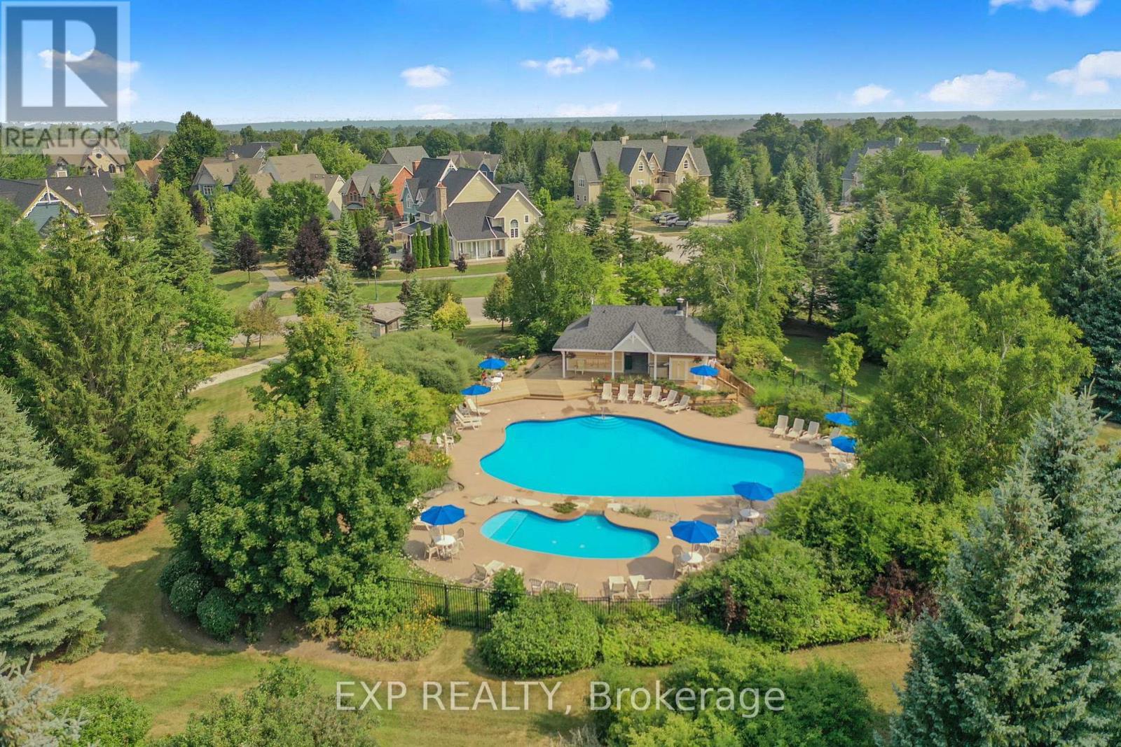 222 - 170 Snowbridge Way, Blue Mountains, ON - Outdoor With In Ground Pool With View