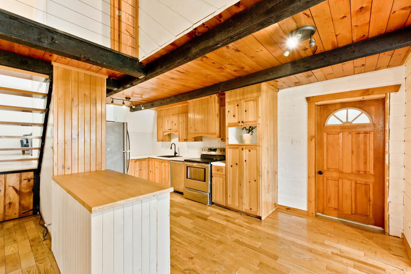 Kitchen - 1000 10E Rang, Saint-Herménégilde, QC - Indoor Photo Showing Kitchen