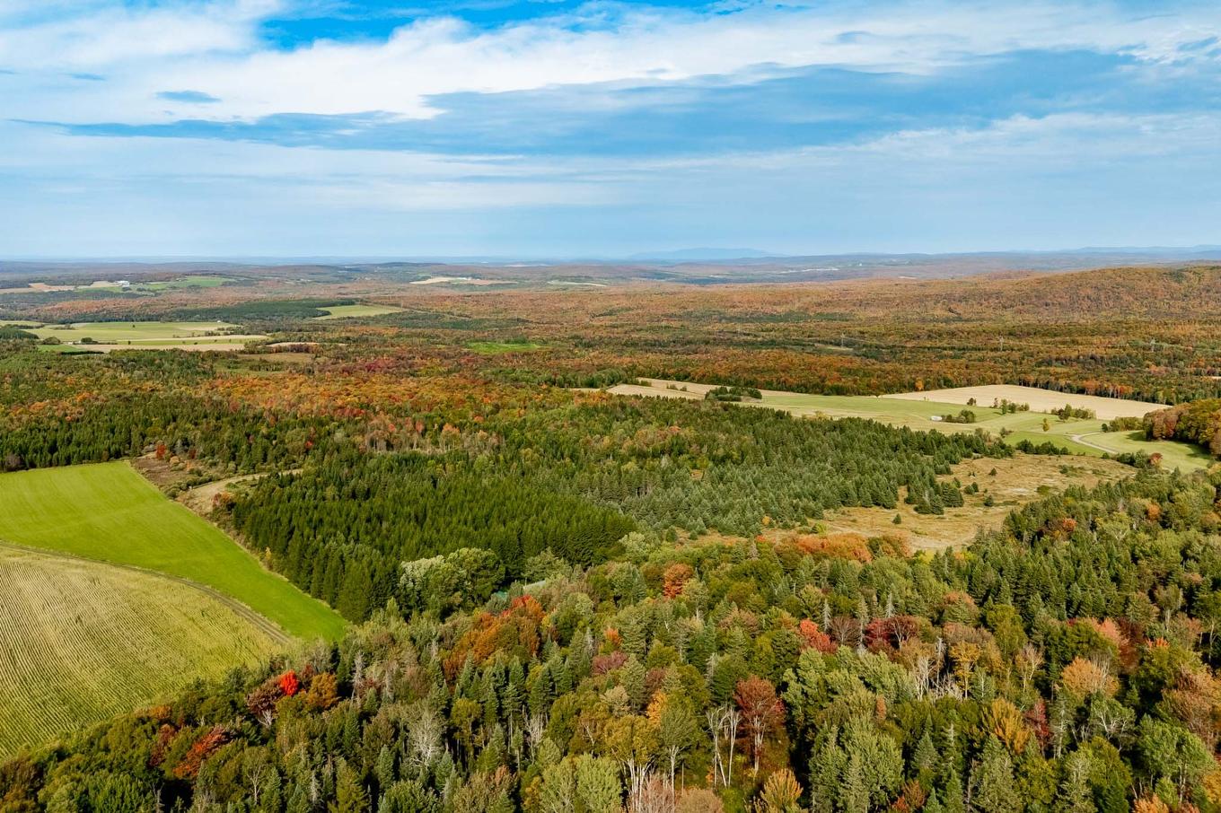 Aerial photo - 1000 10E Rang, Saint-Herménégilde, QC - Outdoor With View