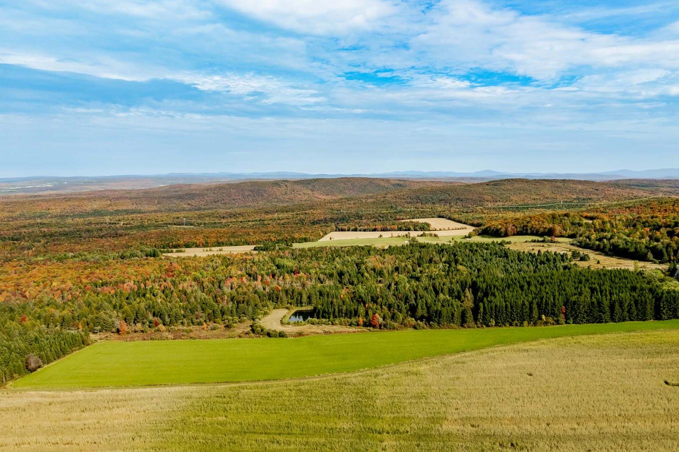 Aerial photo - 1000 10E Rang, Saint-Herménégilde, QC - Outdoor With View