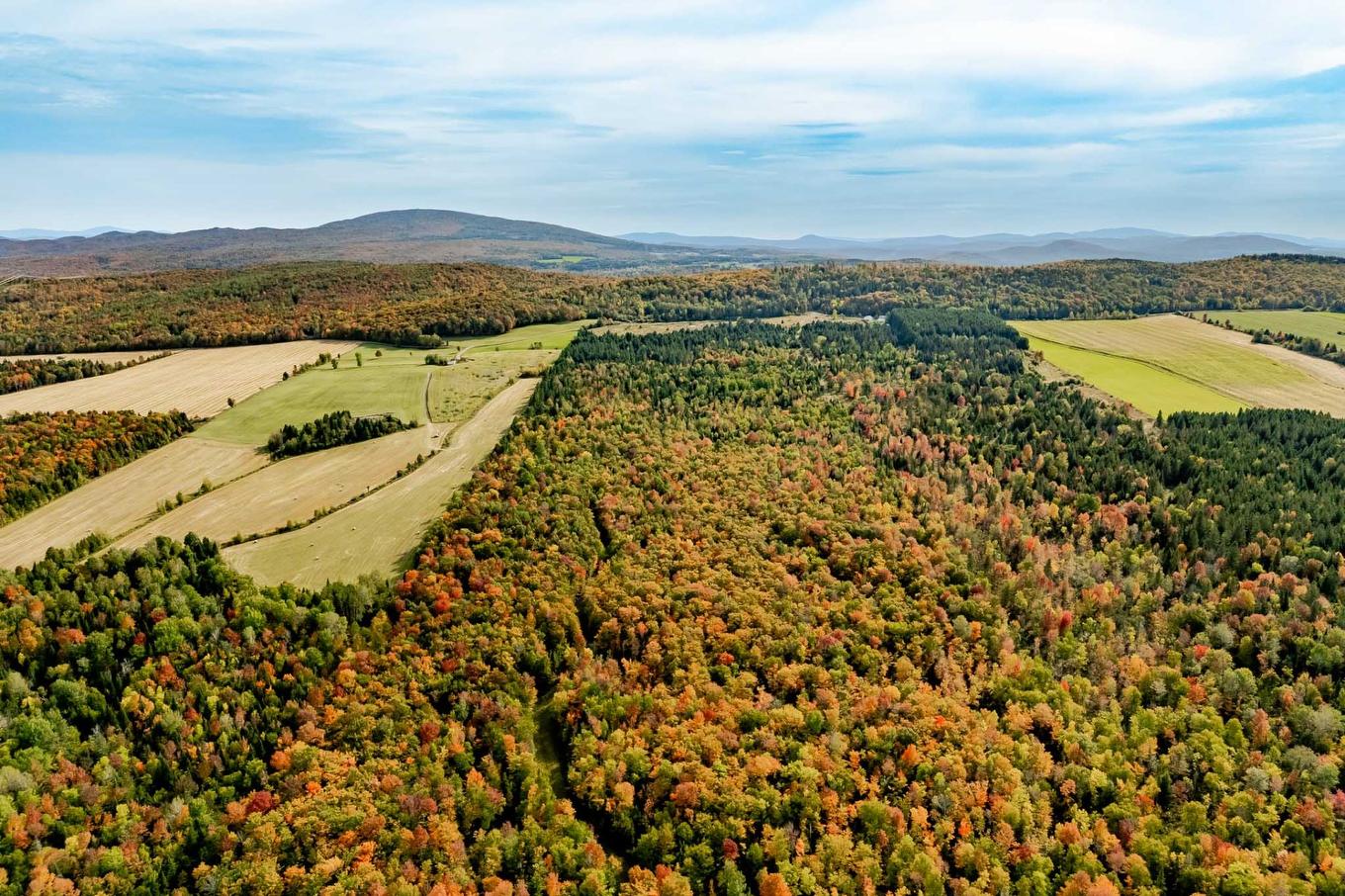 Aerial photo - 1000 10E Rang, Saint-Herménégilde, QC - Outdoor With View
