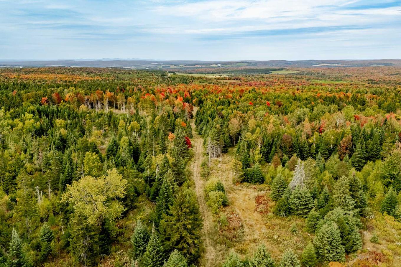 Aerial photo - 1000 10E Rang, Saint-Herménégilde, QC - Outdoor With View