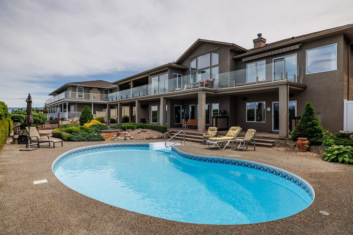 370 Sandpiper Street, Kelowna, BC - Outdoor With In Ground Pool With Balcony With Deck Patio Veranda