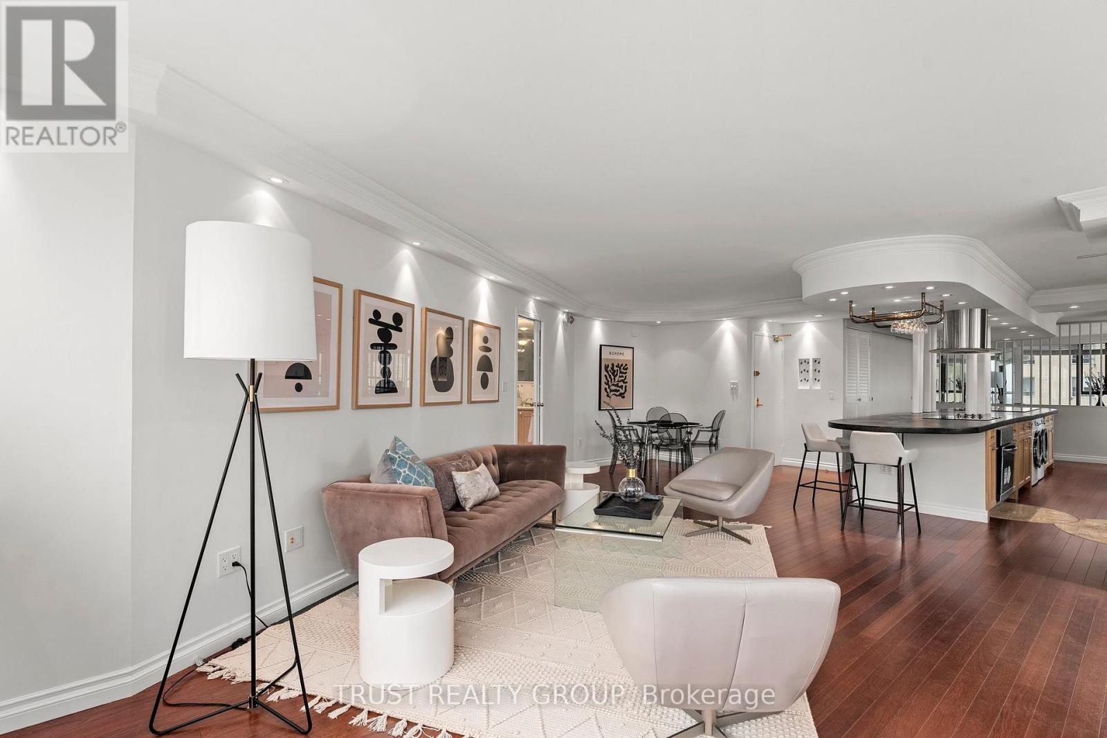 1201/02 - 270 Queens Quay W, Toronto, ON - Indoor Photo Showing Living Room