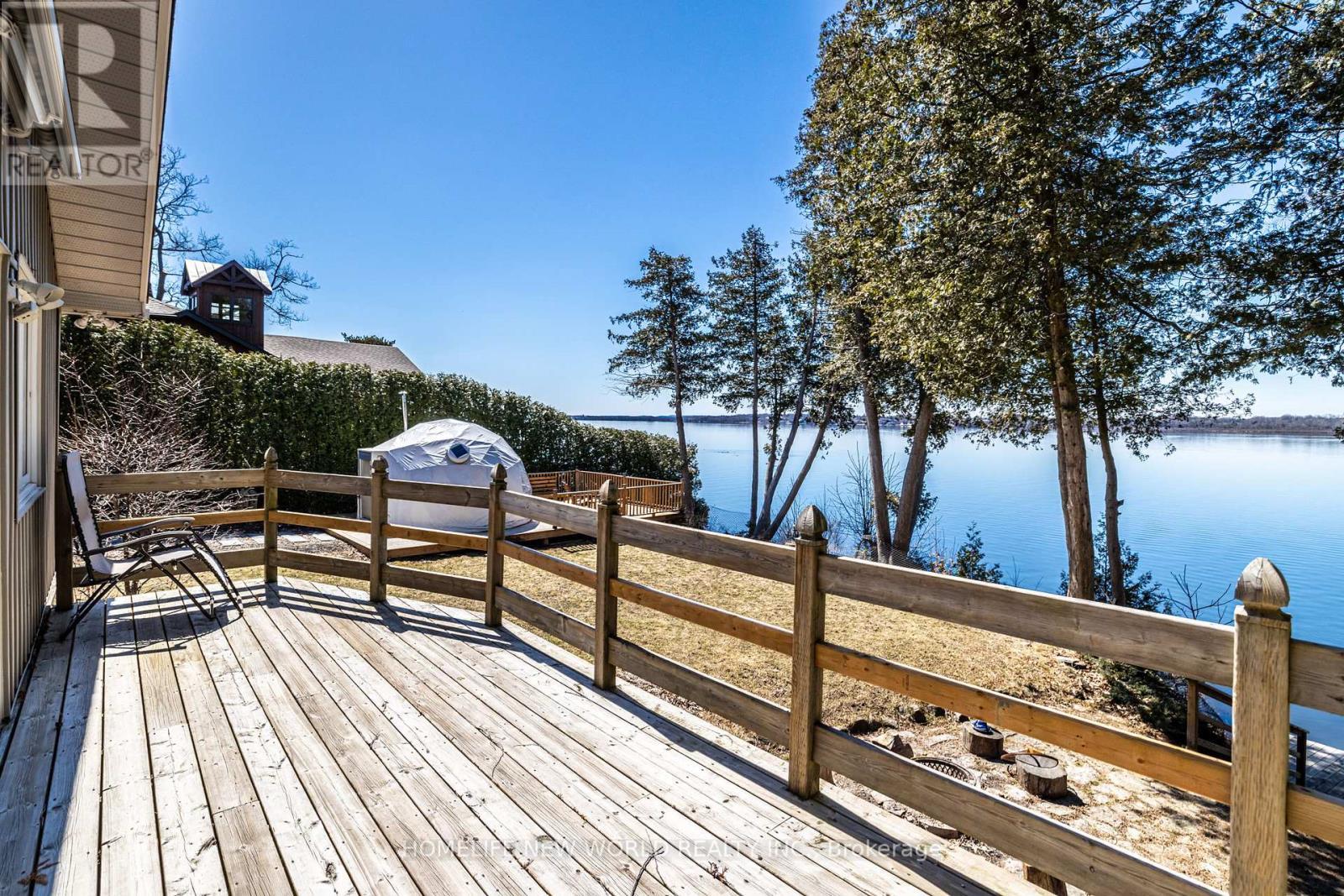 253 Stephenson Point Road, Scugog, ON - Outdoor With Body Of Water With Deck Patio Veranda