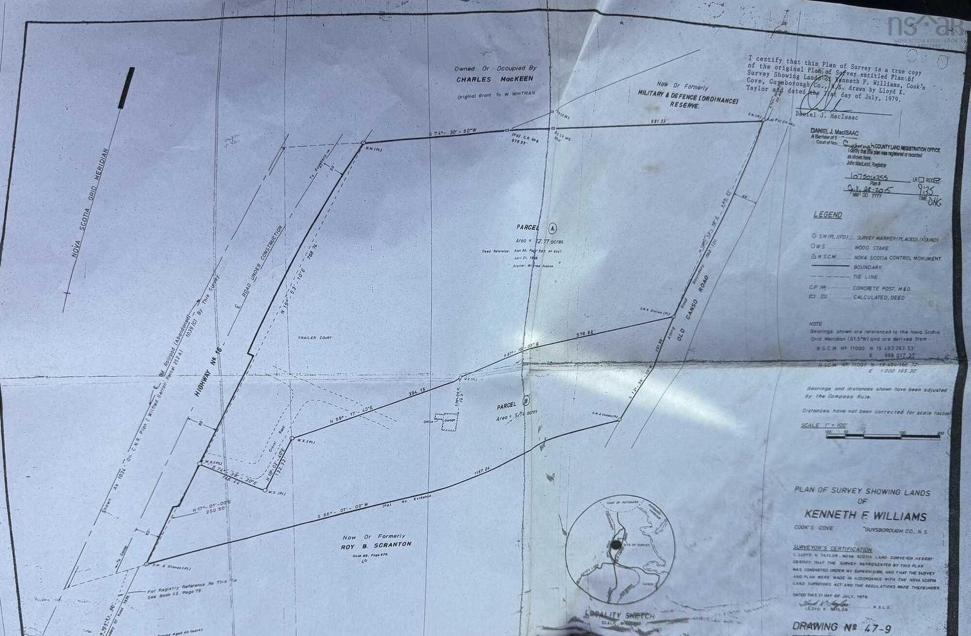 Parcel A & B Ns-16, Guysborough, NS