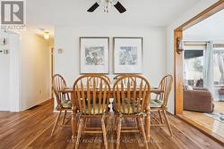 The living and dining areas flow seamlessly -