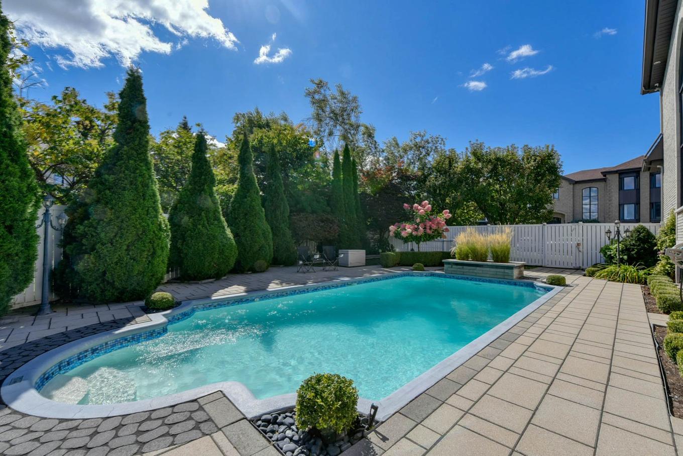 Piscine - 5 Rue Finch, Dollard-Des-Ormeaux, QC - Outdoor With In Ground Pool With Backyard