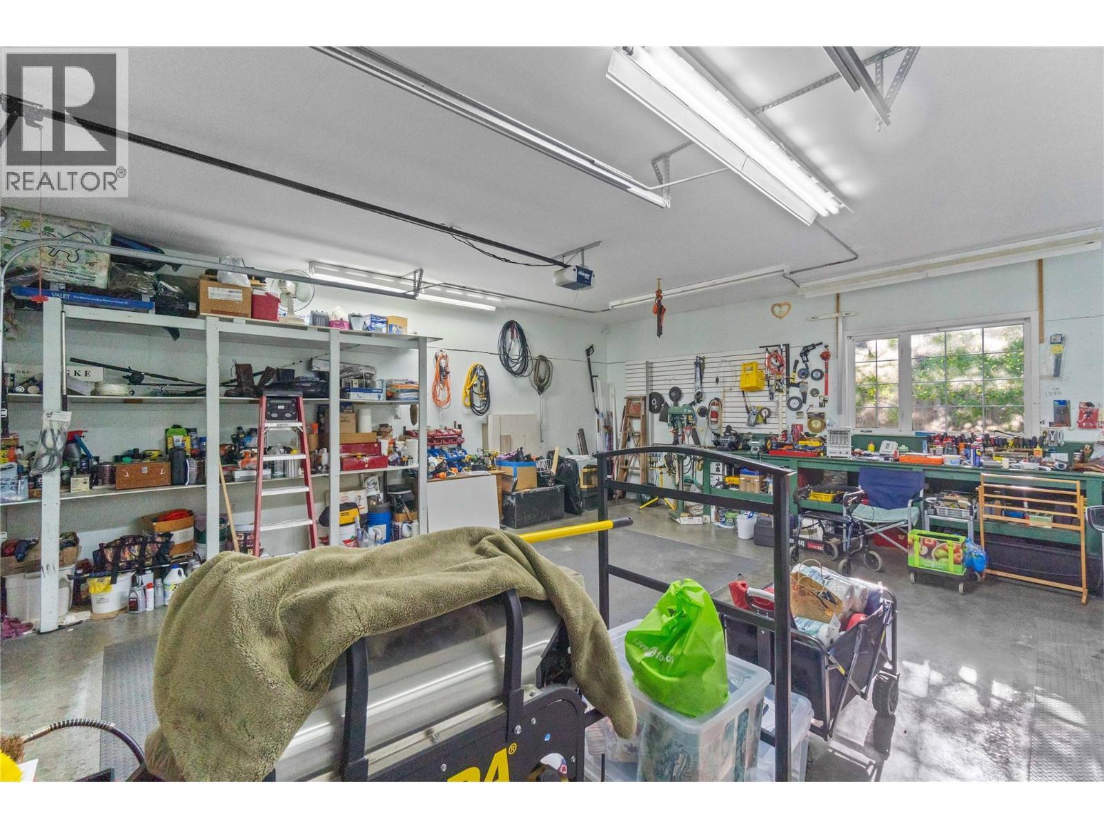 760 Mobley Road, Tappen, BC - Indoor Photo Showing Garage