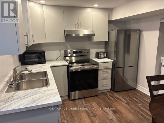 Bsmt - 26 Aristocrat Road, Brampton, ON - Indoor Photo Showing Kitchen With Double Sink