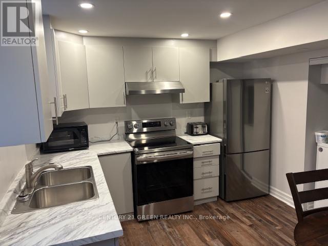Bsmt - 26 Aristocrat Road, Brampton, ON - Indoor Photo Showing Kitchen With Double Sink