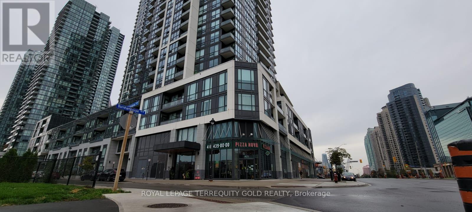 2405 - 4011 Brickstone Mews, Mississauga, ON - Outdoor With Balcony With Facade