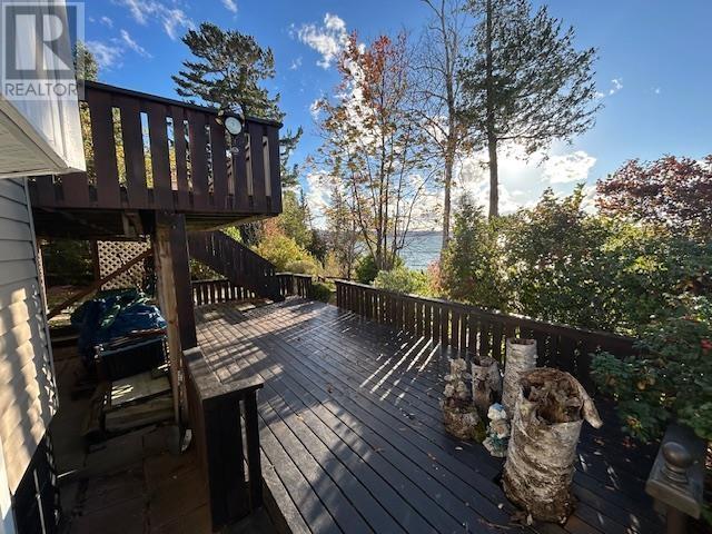 345 Dead End Rd, Harmony Beach, ON - Outdoor With Body Of Water With Deck Patio Veranda