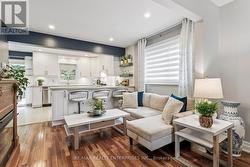 Cozy Living next to the kitchen area -