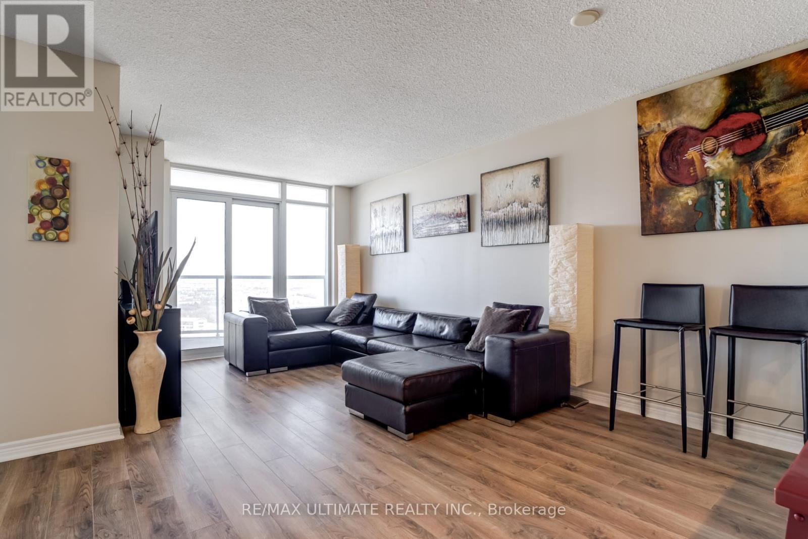 2202 - 710 Humberwood Boulevard, Toronto, ON - Indoor Photo Showing Living Room