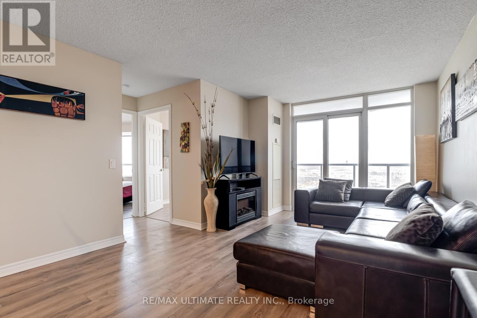 2202 - 710 Humberwood Boulevard, Toronto, ON - Indoor Photo Showing Living Room