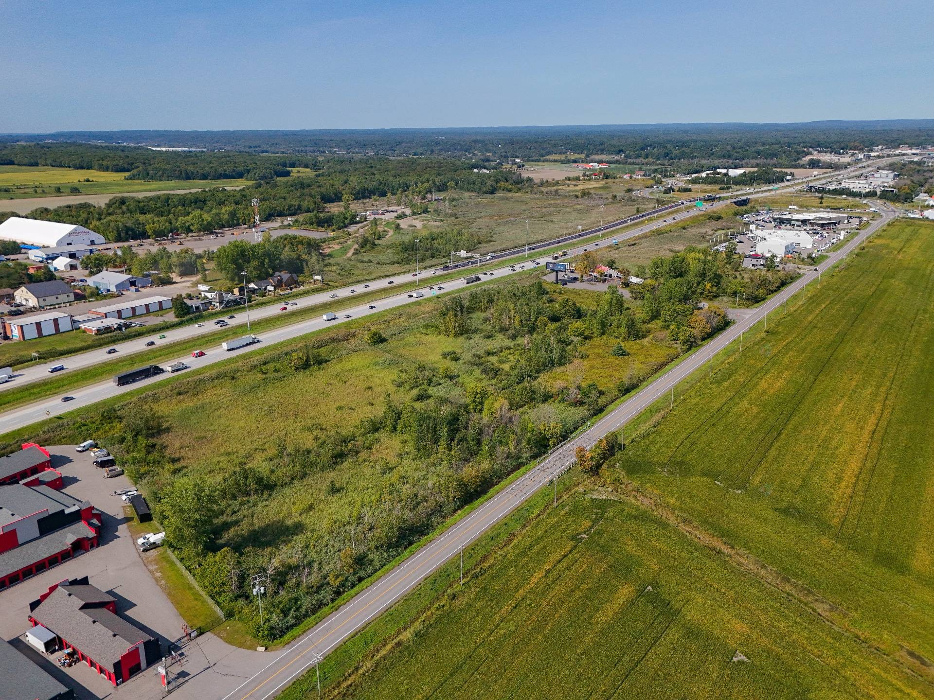 Photo aérienne - Mtée Guénette, Mirabel, QC