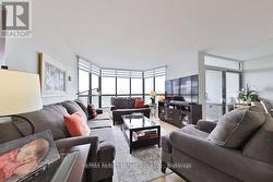 Living Room With Large Windows -