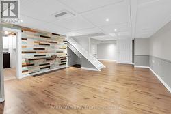 Finished lower level family room -