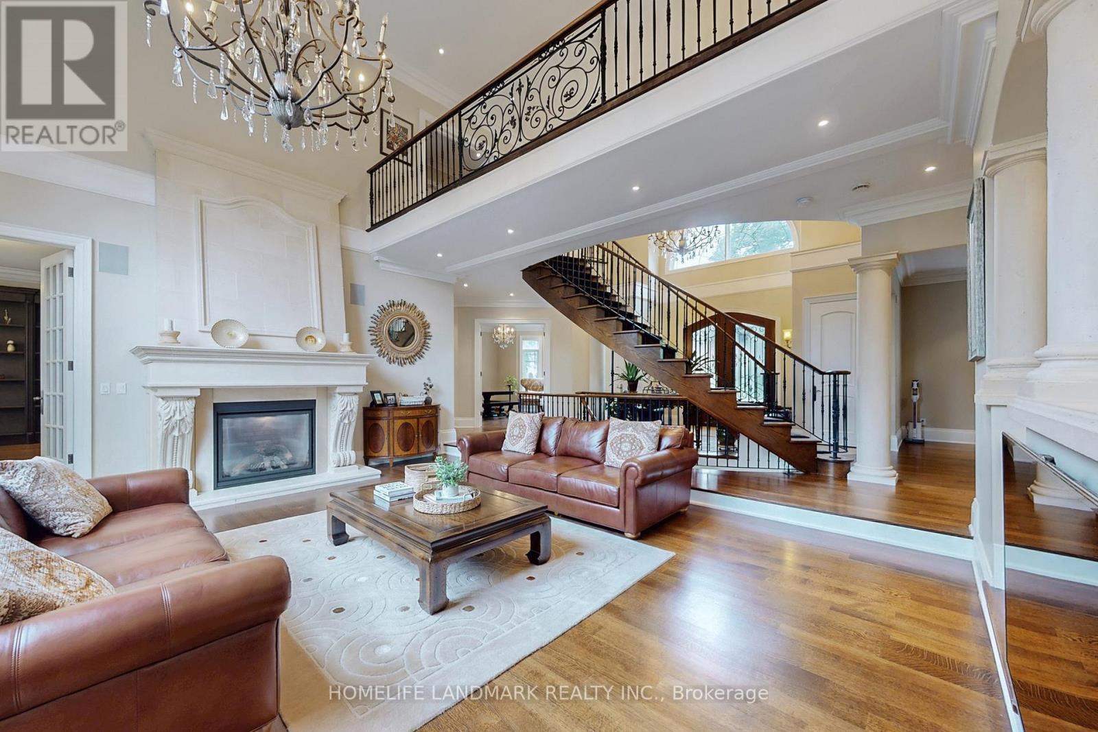 205 Tilford Road, Oakville, ON - Indoor Photo Showing Living Room With Fireplace