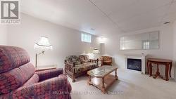 Sitting Room with Electric Fireplace -