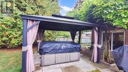 Backyard Gazebo + Hot Tub -