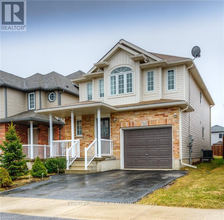 55 Seabrook Drive, Kitchener, ON - Outdoor With Deck Patio Veranda With Facade