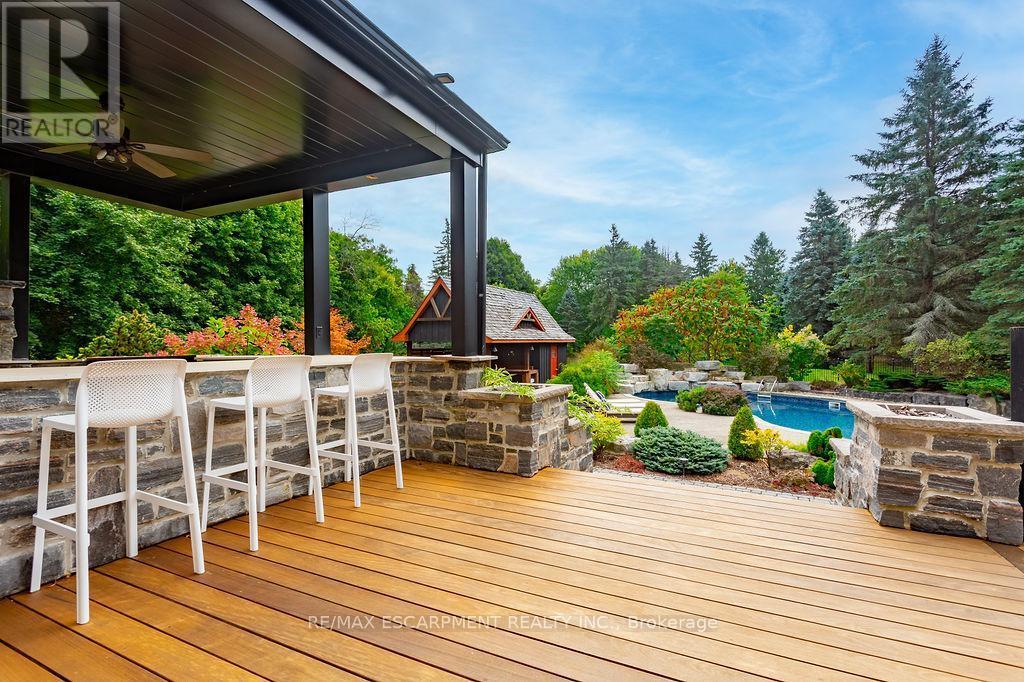 12 Blackberry Place, Hamilton, ON - Outdoor With In Ground Pool With Deck Patio Veranda